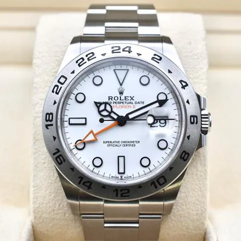 Rolex Explorer II 226570 42mm Stainless steel White