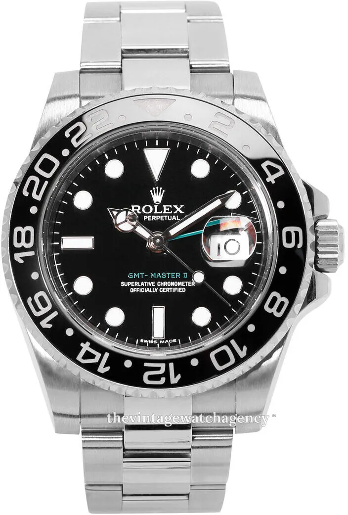 Rolex GMT-Master II 116710LN-0001 40mm Stainless steel Black