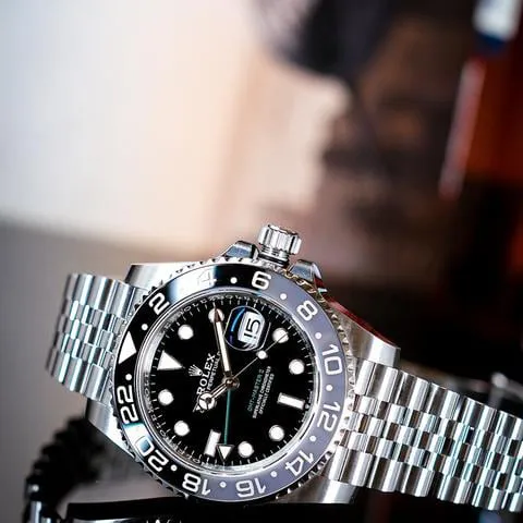 Rolex GMT-Master II 126710GRNR 40mm Stainless steel Black