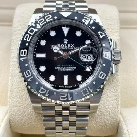 Rolex GMT-Master II 126710GRNR 40mm Stainless steel Black