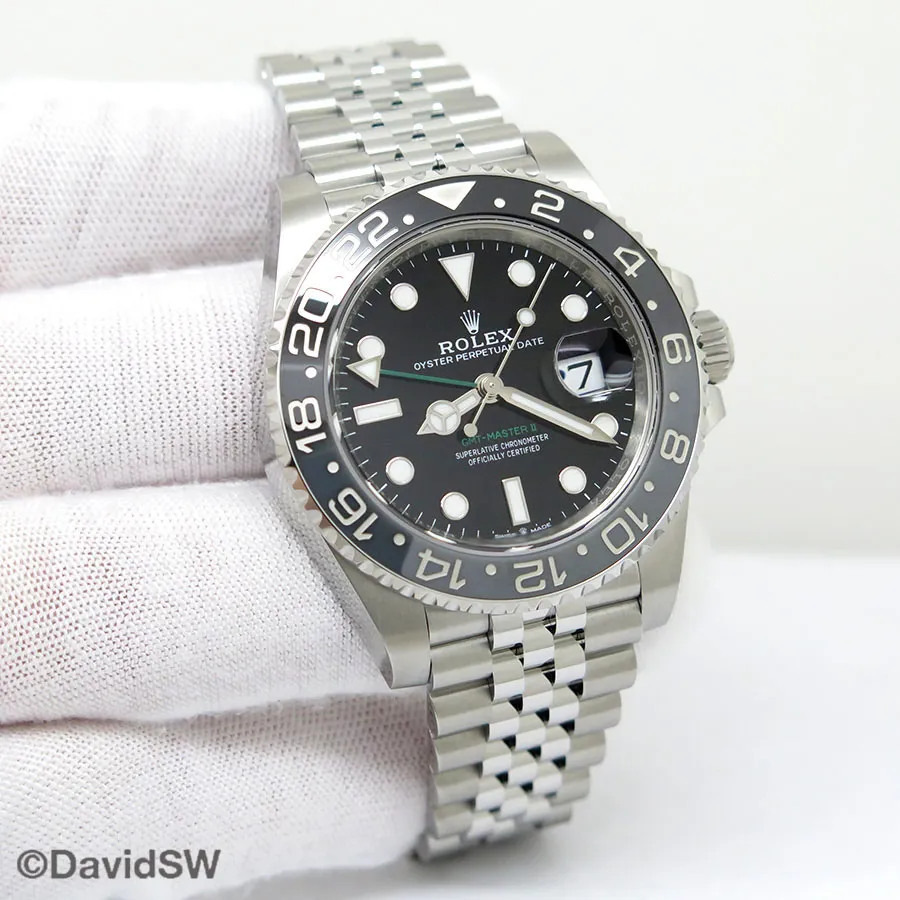 Rolex GMT-Master II 126710GRNR 40mm Stainless steel Black