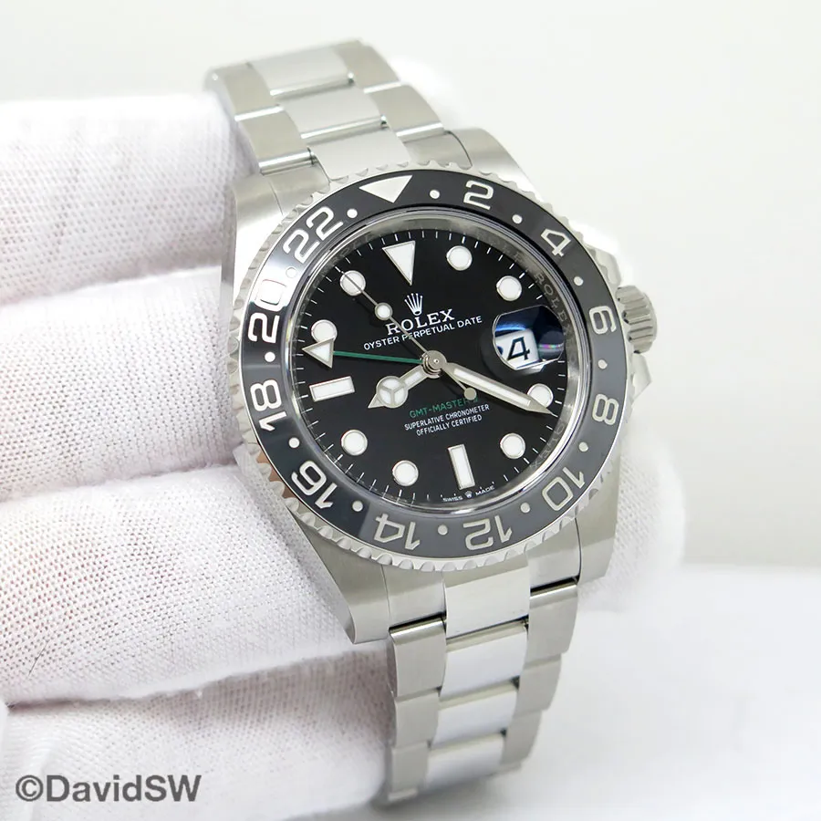 Rolex GMT-Master II 126710GRNR 40mm Stainless steel Black