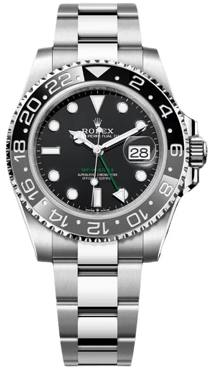 Rolex GMT-Master II 126710GRNR 40mm Stainless steel Black