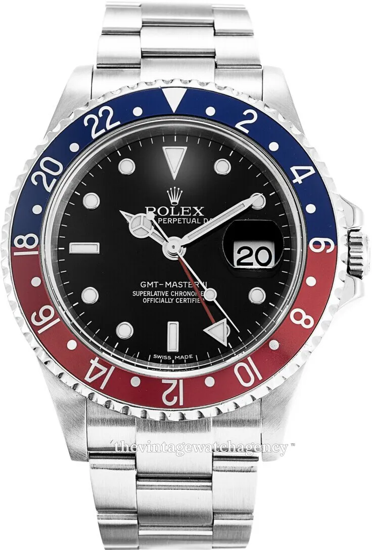 Rolex GMT-Master II 16710 Coke 40mm Stainless steel Black