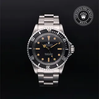 Rolex Oyster 5513/0 Oystersteel Black