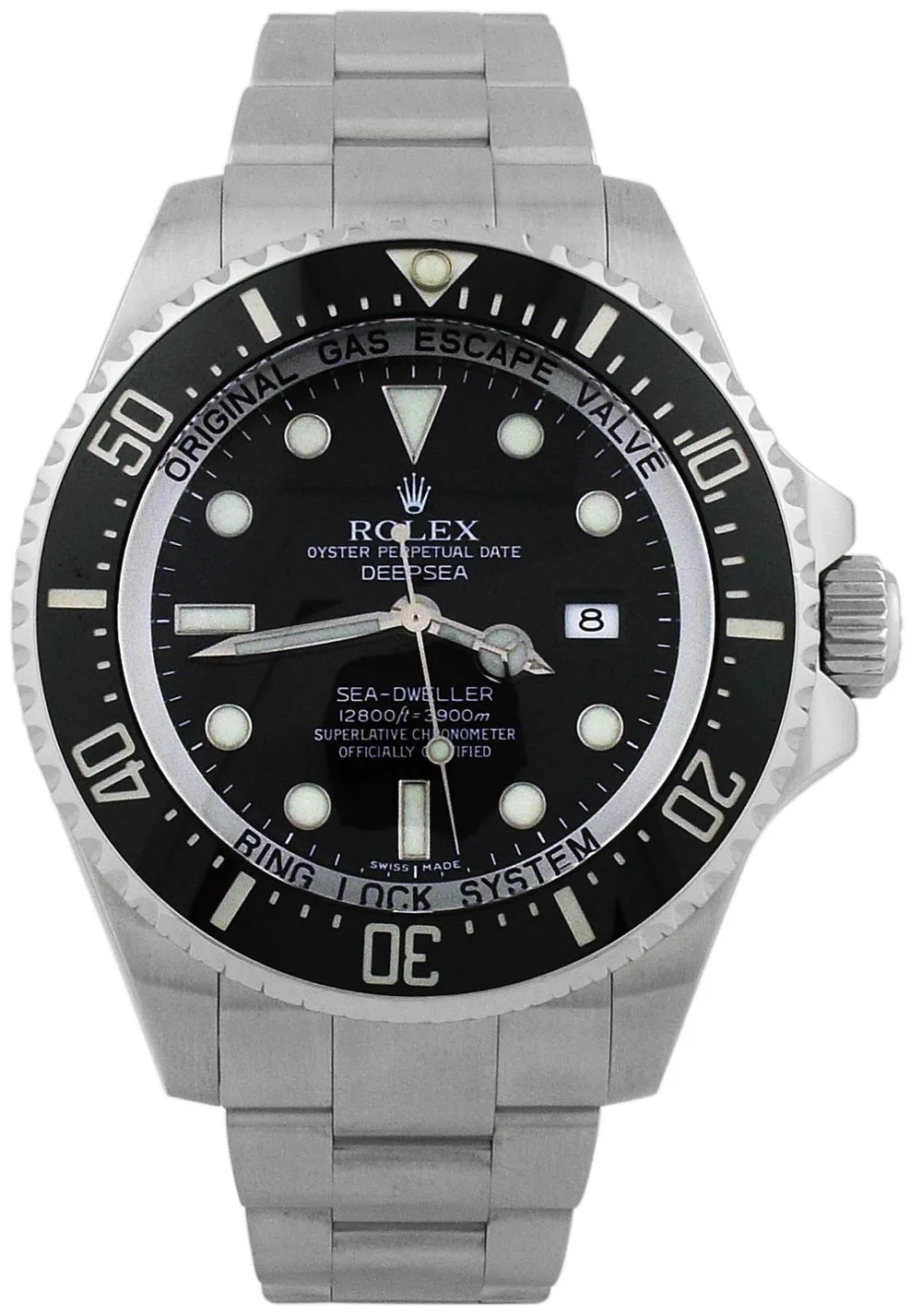 Rolex Sea-Dweller Deepsea 126660 44mm Stainless steel Black