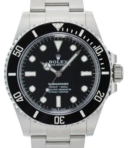 Rolex Submariner (No Date) 41 124060 41mm Stainless steel Black