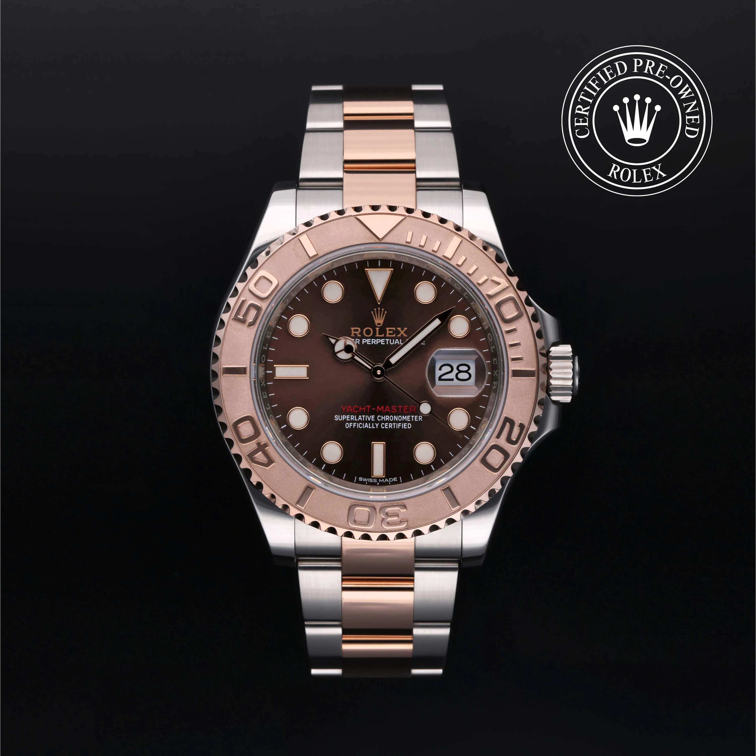 Rolex Yacht-Master 116621-0001 40mm Oystersteel and Everose gold Brown