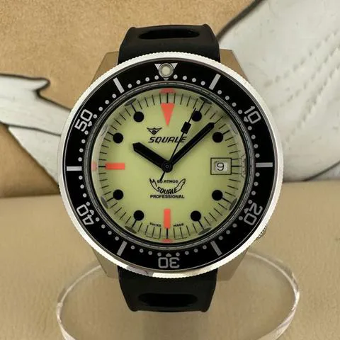 Squale 1521 42mm Stainless steel Yellow