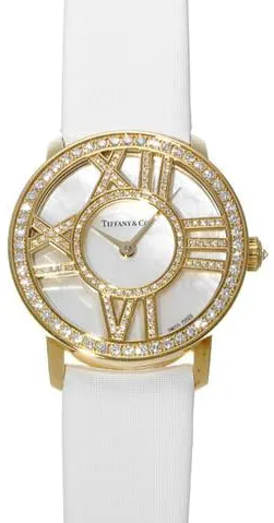 Tiffany Atlas Z1900.10.50E91A40B 26mm Yellow gold Mother-of-pearl