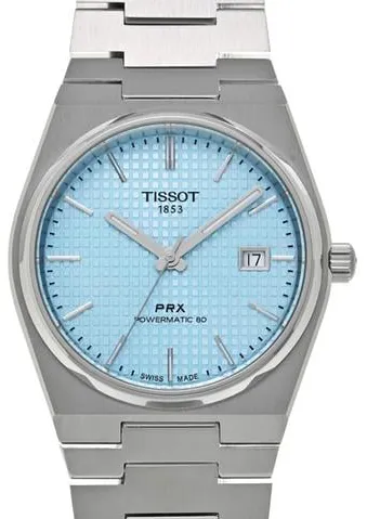 Tissot PRX T137.407.11.351.00 40mm Stainless steel Ice blue