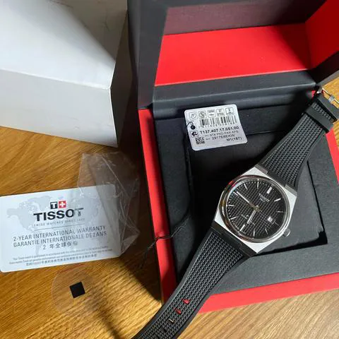 Tissot T-Classic T137.407.17.051.00 40mm Stainless steel Black