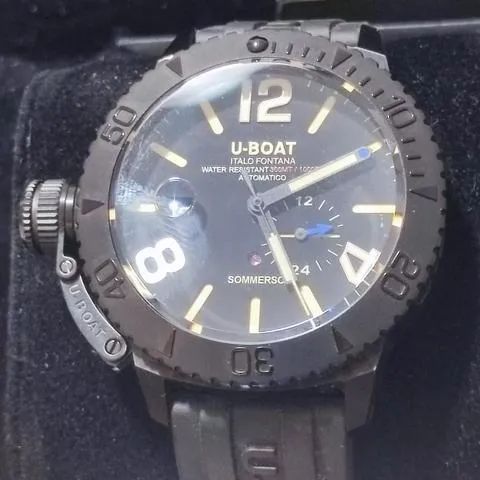 U-Boat Dive Watch 9015 46mm Stainless steel Black