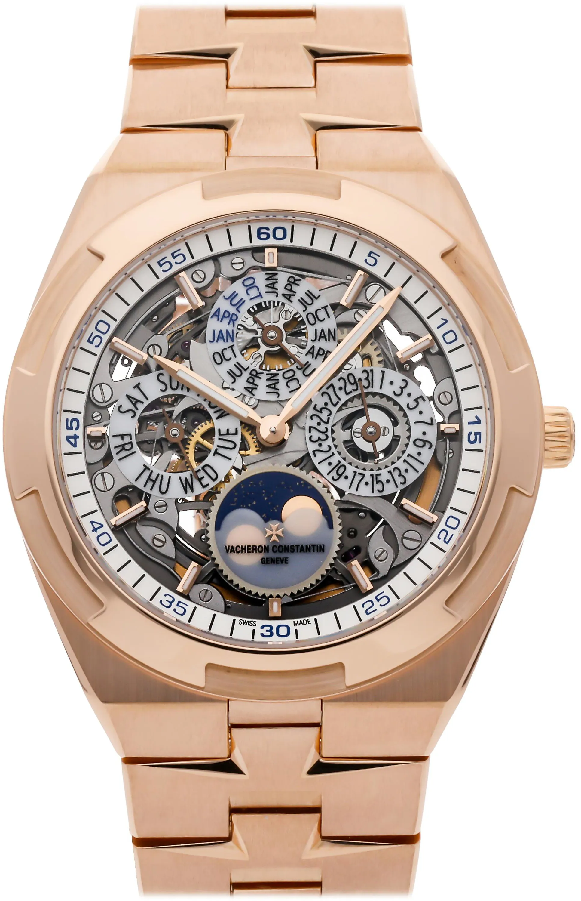 Vacheron Constantin Overseas 4300V/120R-B547 41mm Rose gold Skeleton