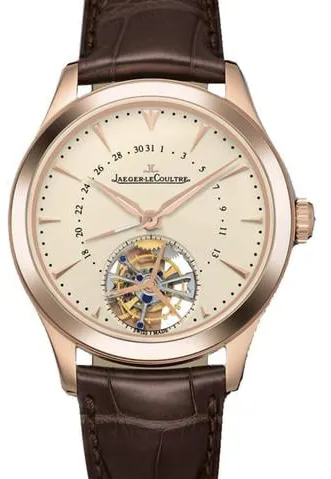 Jaeger-LeCoultre Master Date Tourbillon 39 Q1652410 Pink gold Beige