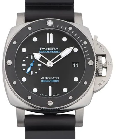 Panerai Submersible PAM01683 42mm Stainless steel Black