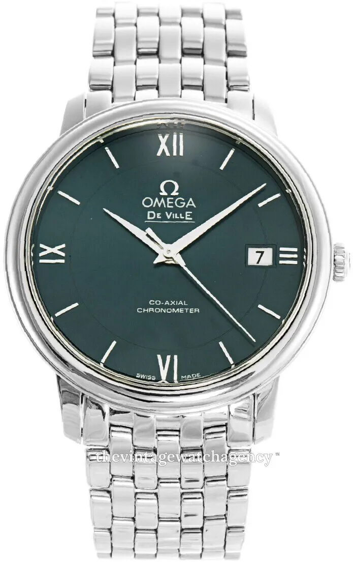 Omega De Ville Prestige 424.10.37.20.03.001 37mm Stainless steel Blue