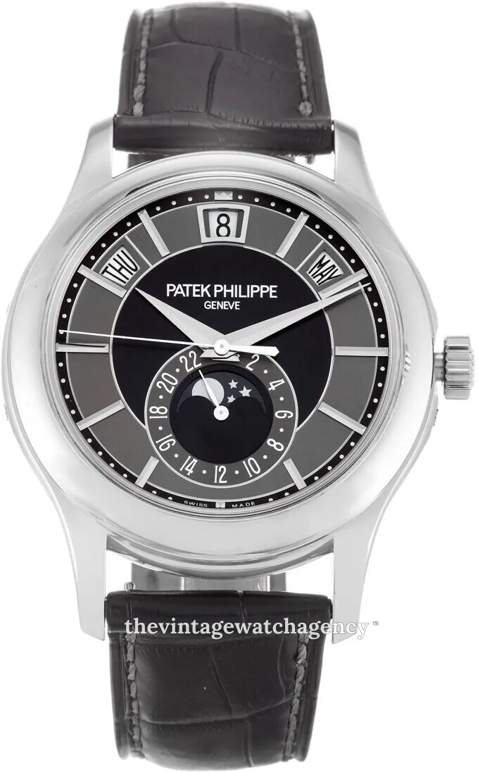 Patek Philippe Annual Calendar 5205G-010 40mm 18k white gold Black