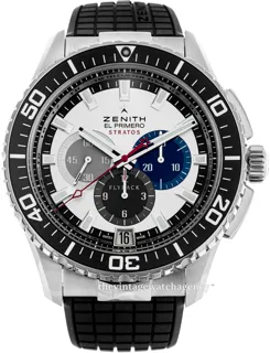 Zenith El Primero Stratos Flyback 03.2066.405/69.R515 Stainless steel Silver