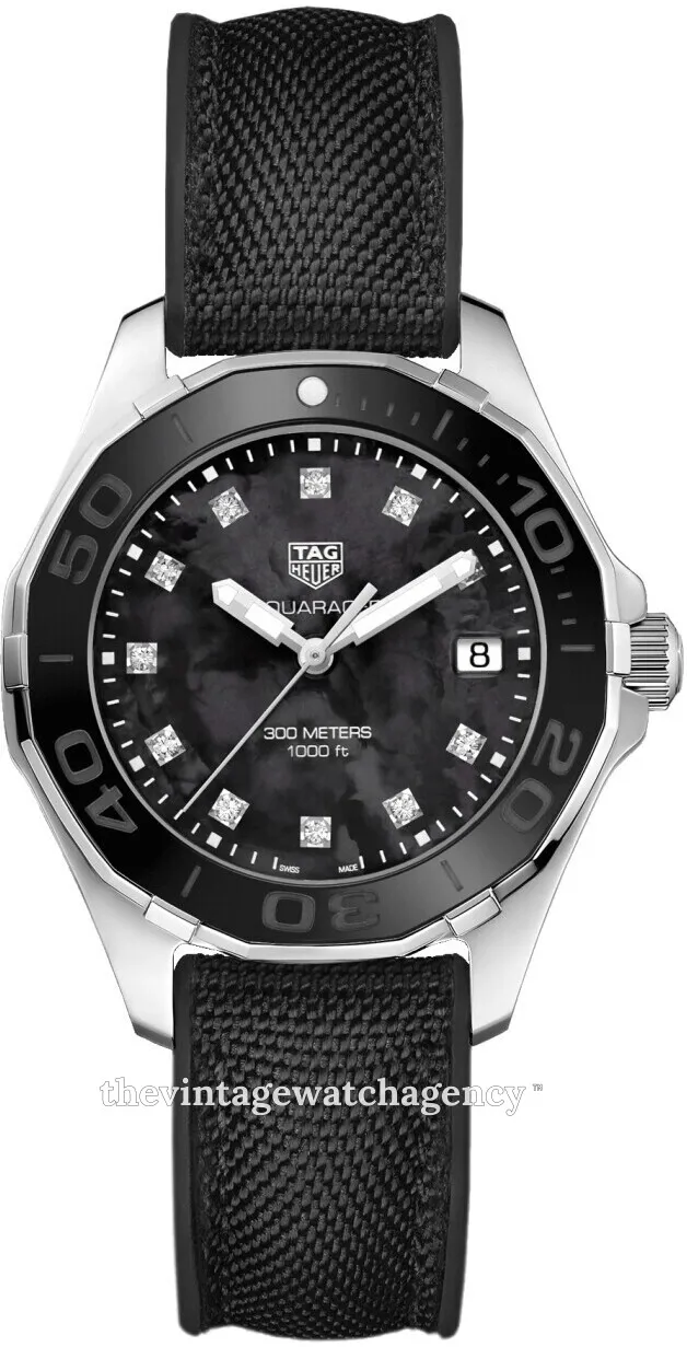 TAG Heuer Aquaracer Lady WAY131M.FT6092 35mm Stainless steel Black