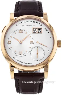 A. Lange & Söhne Lange 1 191.032 18 carat rose gold Silver