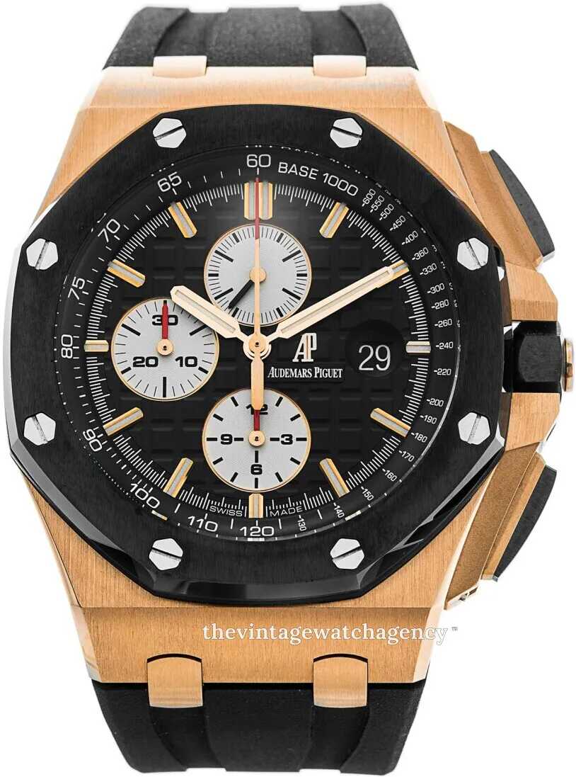 Audemars Piguet Royal Oak Offshore 26400RO.OO.A002CA.01 44mm 18k rose gold Black