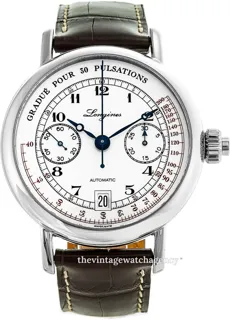 Longines Heritage L2.801.4.23.2 Stainless steel White