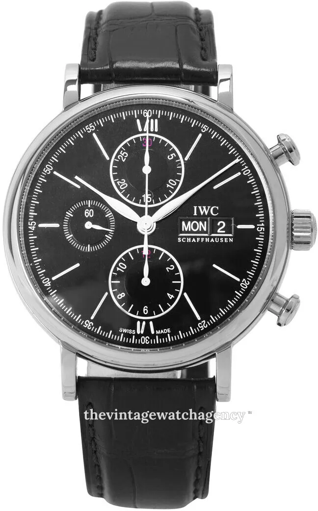 IWC Portofino IW391002 42mm Stainless steel Black