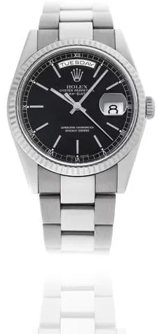 Rolex Day-Date 36 118239 36mm White gold Black