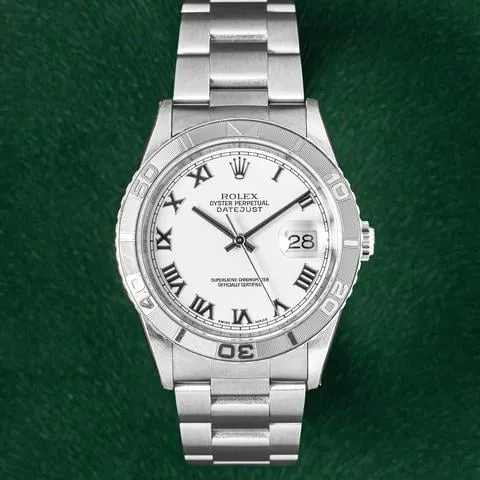 Rolex Datejust Turn-O-Graph 16264 36mm Stainless steel White