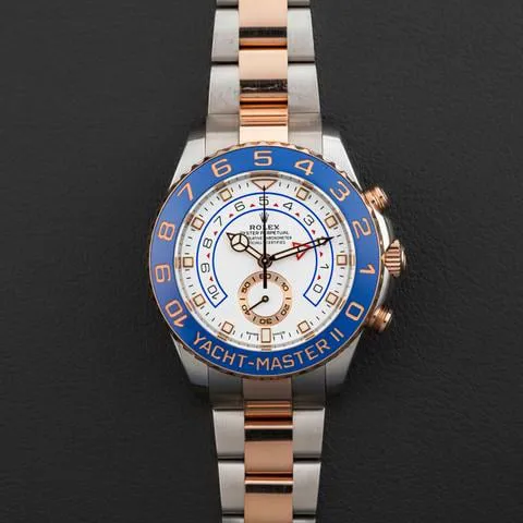 Rolex Yacht-Master II 116681 44mm Yellow gold and Stainless steel White