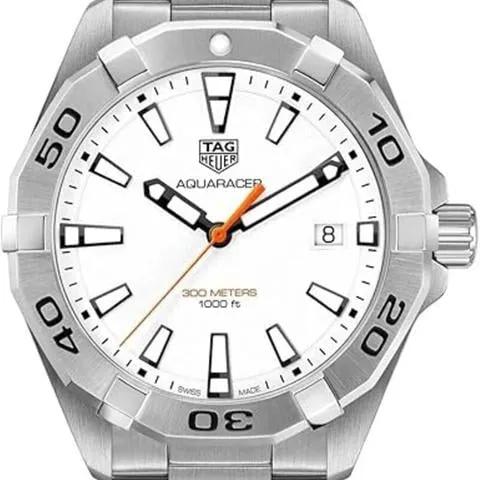 TAG Heuer Aquaracer 300M WBD1111.BA0928 41mm Stainless steel White