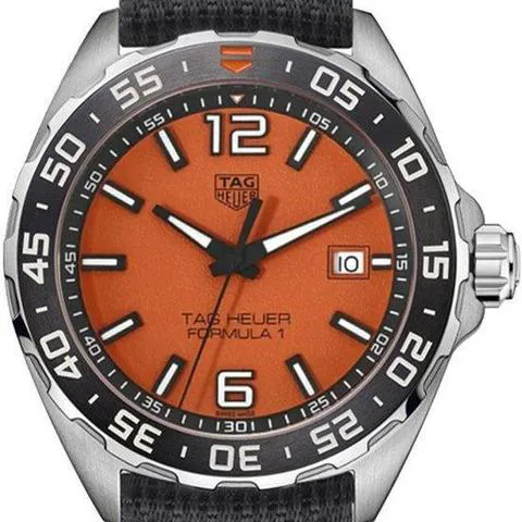 TAG Heuer Formula 1 Quartz WAZ101A.FC8305 43mm Stainless steel Orange