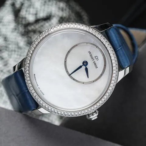 Jaquet Droz Petite Heure Minute J005000271 35mm Stainless steel Blue