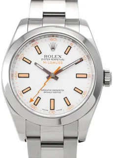 Rolex Milgauss 116400 Stainless steel Blanc