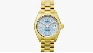 Rolex Lady-Datejust 279178-0009 Yellow gold Blue