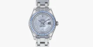 Rolex Lady-Datejust 80309SACI Or blanc Mother of pearl