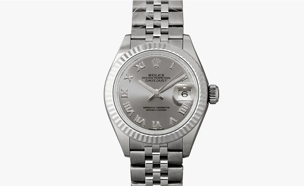 Rolex Lady-Datejust 279174-0007 28mm White gold and Oystersteel Silver