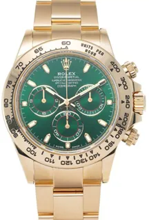 Rolex Daytona 116508 Yellow gold Green