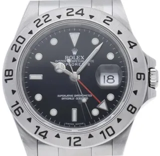 Rolex Explorer II 16570 Stainless steel Noir