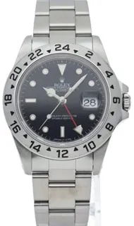 Rolex Explorer II 16570 Stainless steel Index Tritium, Noir