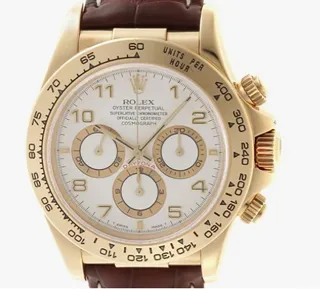 Rolex Daytona 116518 Or jaune Blanc