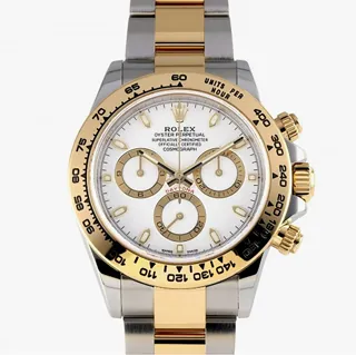 Rolex Daytona 116503 Yellow gold and Stainless steel Blanc