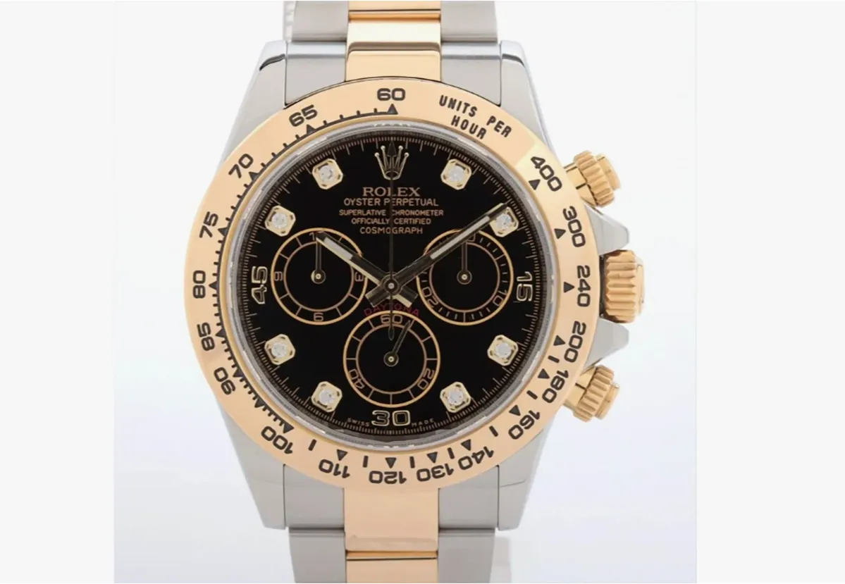 Rolex Daytona 116503G 38mm Yellow gold and Stainless steel Noir