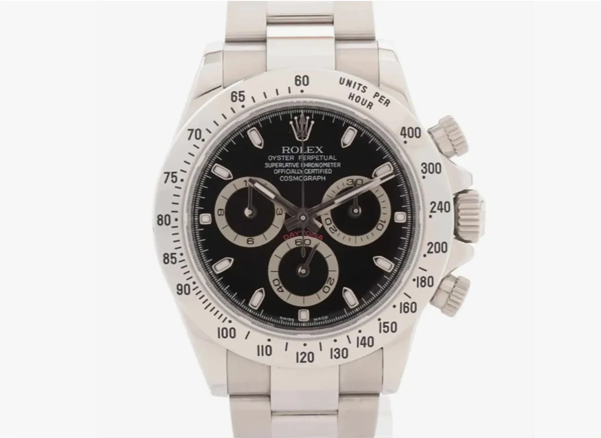 Rolex Daytona 116520 38mm Stainless steel Noir