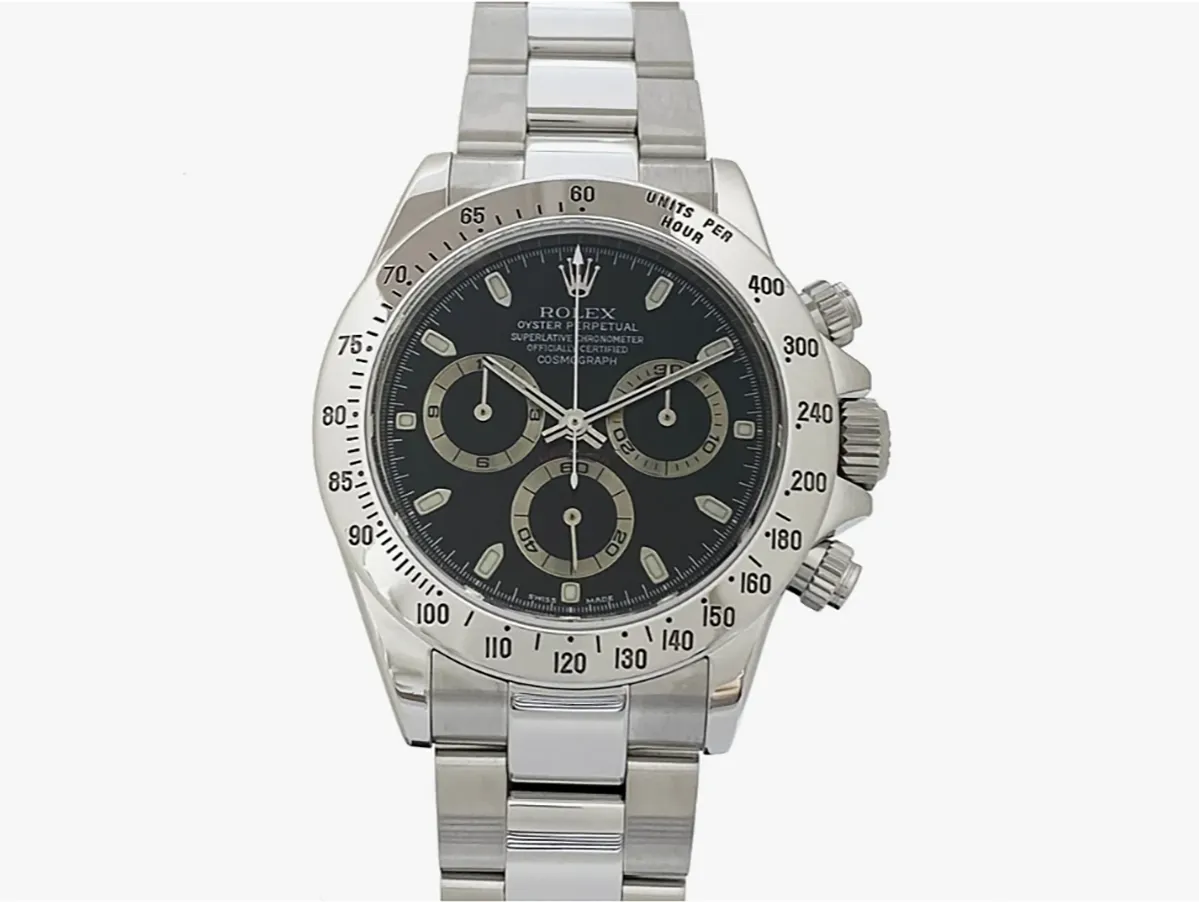 Rolex Daytona 116520 40mm Stainless steel Noir