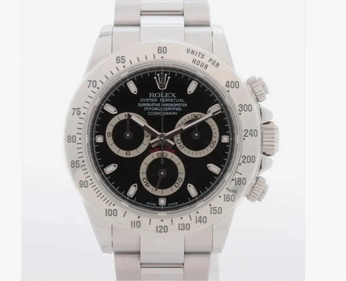 Rolex Daytona 116520 39mm Stainless steel Noir