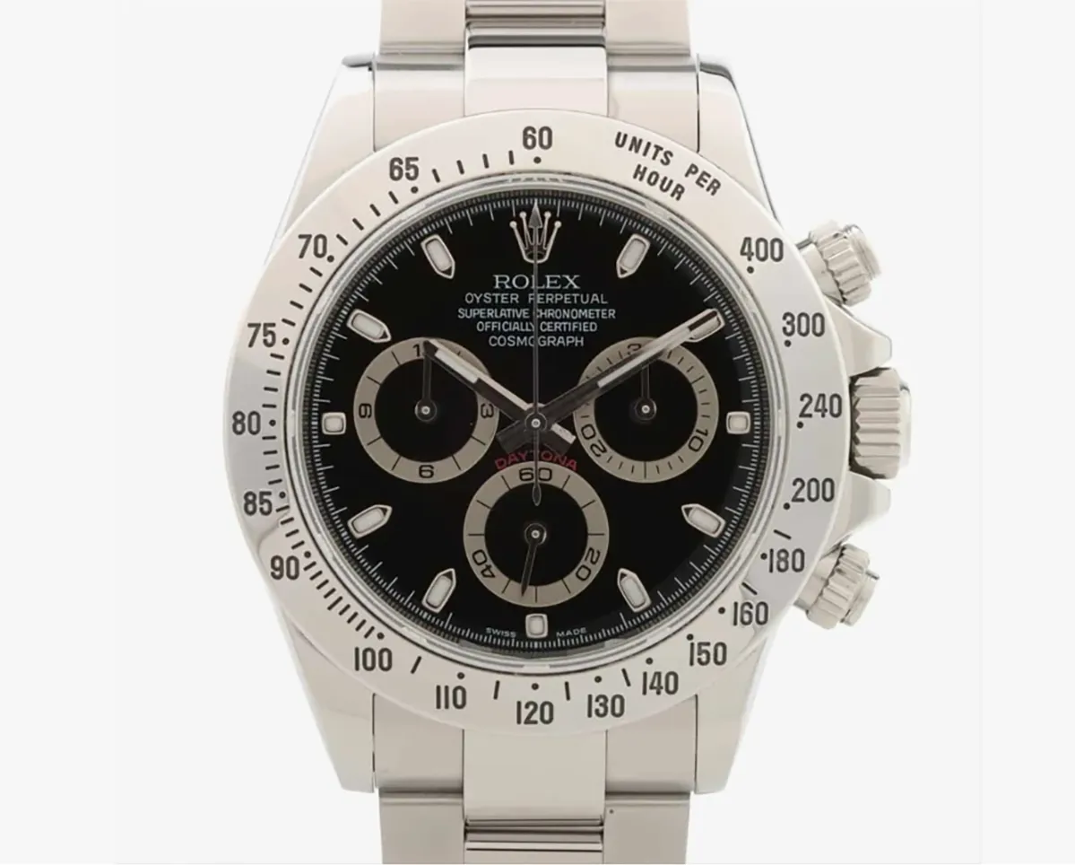 Rolex Daytona 116520 39mm Stainless steel Noir