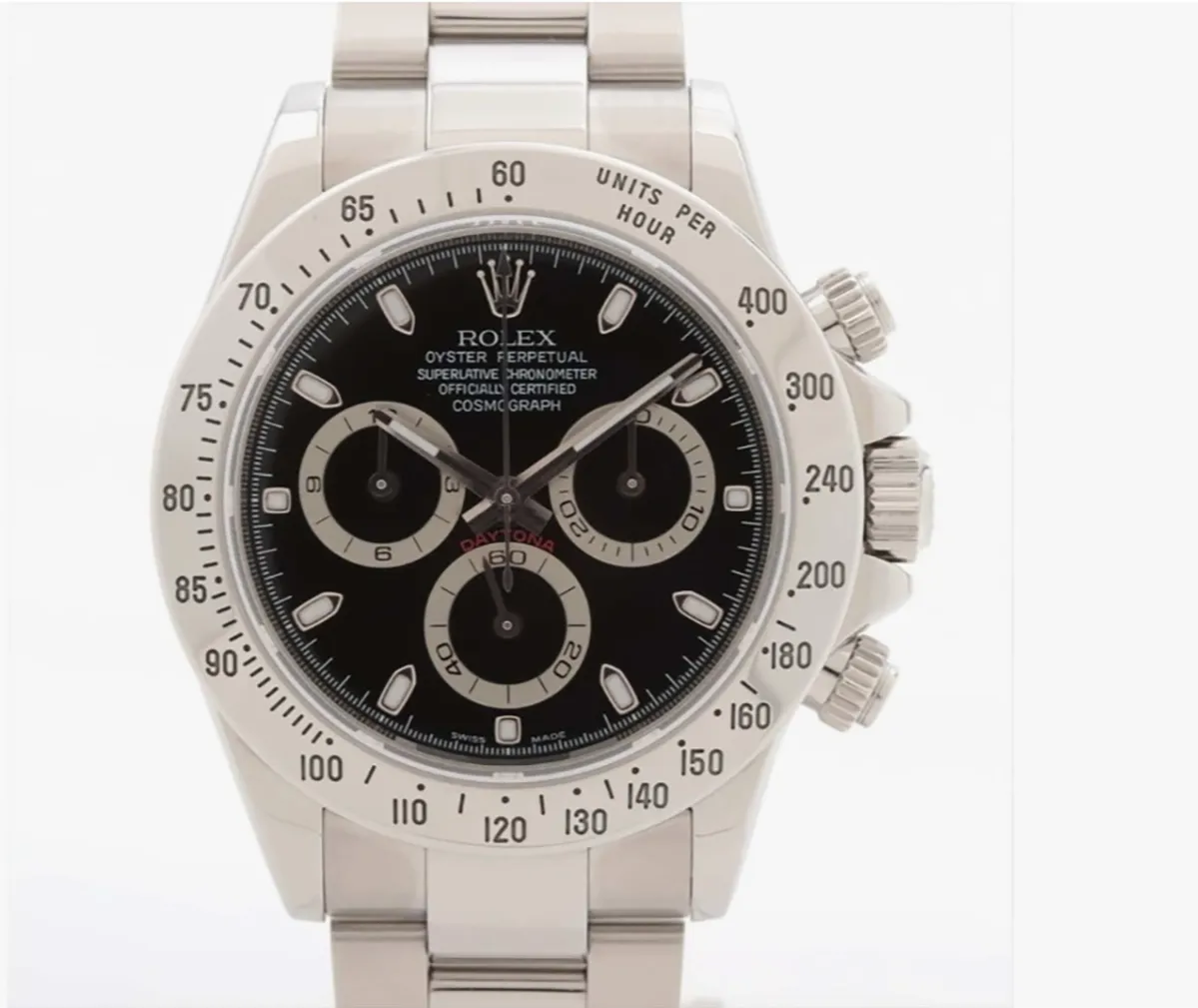 Rolex Daytona 116520 38mm Stainless steel Noir