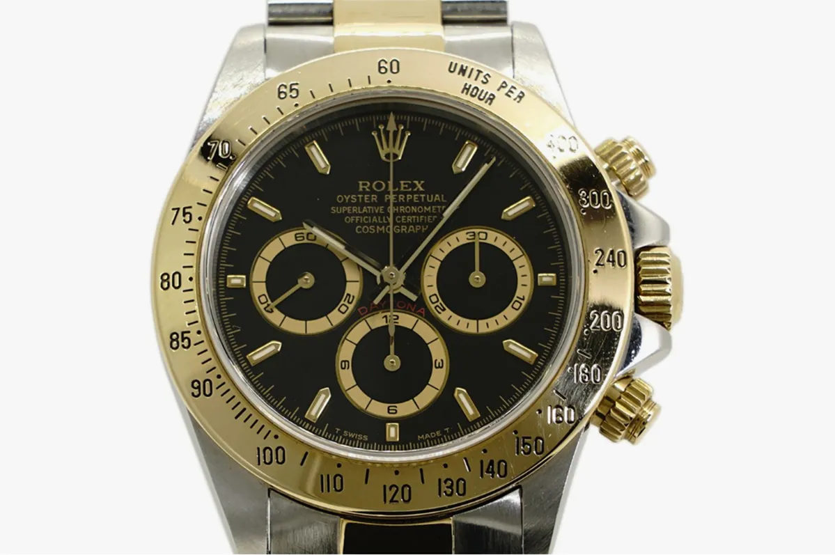 Rolex Daytona 16523 40mm Yellow gold and Stainless steel Noir